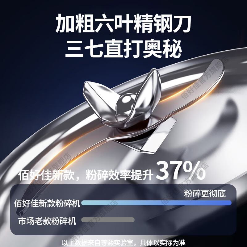 Baihaojia Chinese herbal medicine crusher commercial mill Panax notoginseng flour machine ultra-fine grinder household grain crusher swing 1000 304 stainless steel + powerful motor Chinese herbal medicine recommendation + fine grinding + enjoy a spree