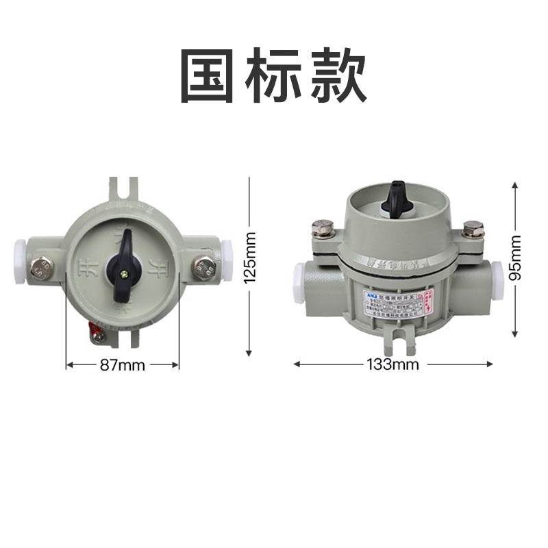 Anjia explosion-proof lighting switch SW-10 single control double control BQM86 type 220V/380V engineering model 220V