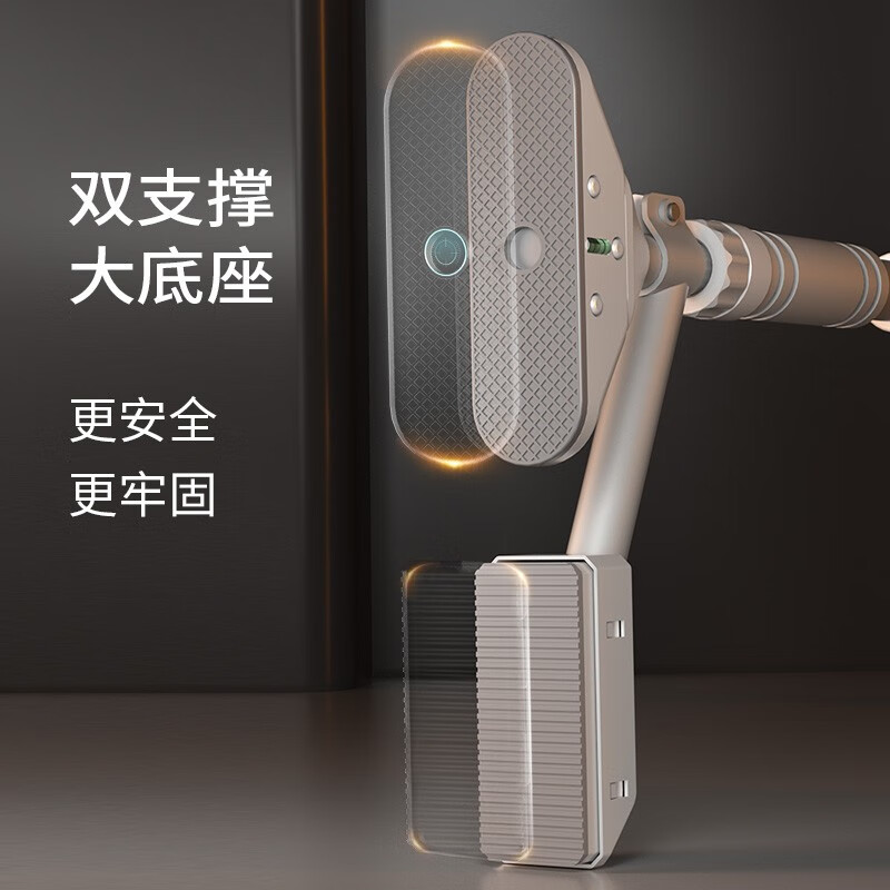 Schneider horizontal bar indoor pull-up device household horizontal bar door punch-free adjustable fitness equipment horizontal bar 78-98cm gray + hanging rings