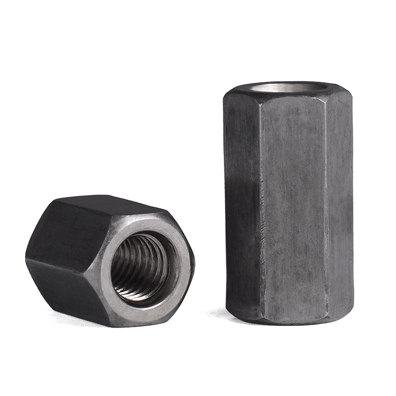 Jinggong Hexagonal Extended Thickened Nut Screw Screw Joint Connection Nut Iron Color Hexagonal Extended Welding Nut Grade 8.8 M36*55*55 (1 piece)