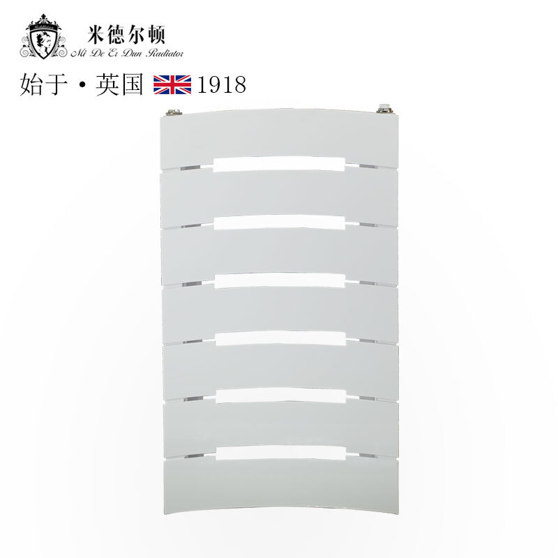 Middleton copper-aluminum composite flat radiator bathroom wall-mounted water heating bathroom radiator height 600/800/1000 height 600*400 center distance