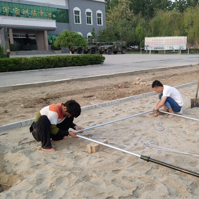 LINGKE horizontal bar parallel bar outdoor standard training adjustable home pull-up fitness firefighting training 2. Military type large horizontal bar (weight 54kg)