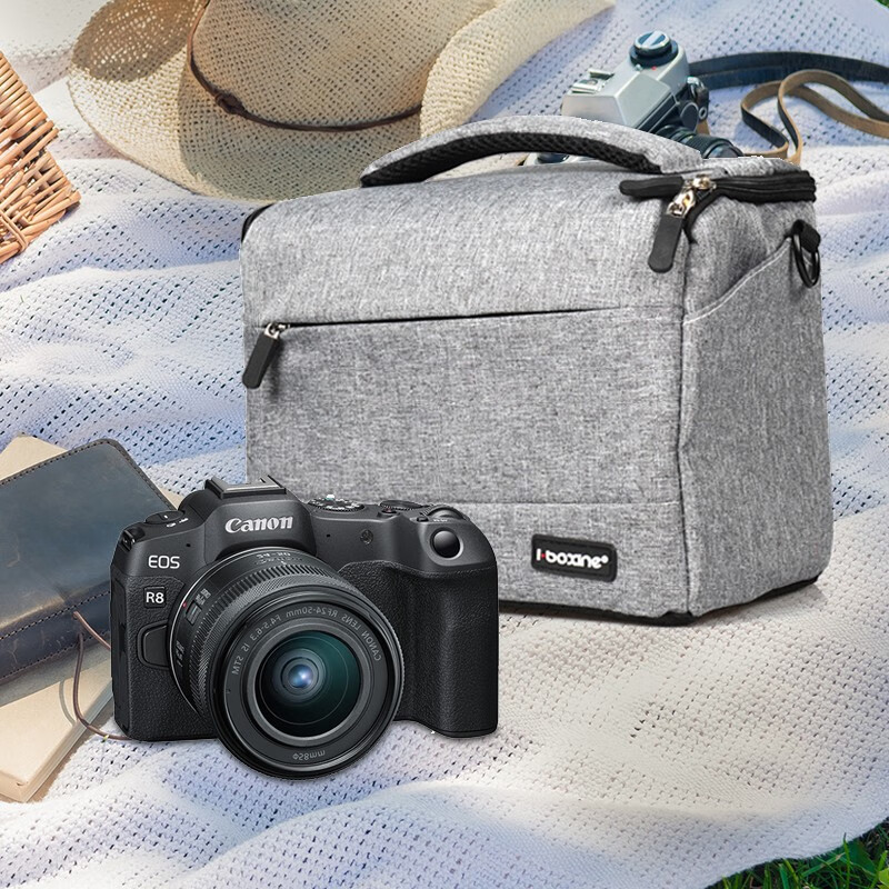 Shadow Craftsman Shoulder Bag Camera Bag Portable Casual Digital Photography Bag Mirrorless/SLR Camera Bag Camera Accessories Storage Bag Suitable for Canon Sony Nikon Fuji Black Large