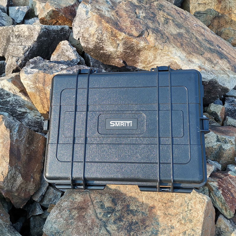 SMRITI heritage protective box 5943A large ABS plastic hardware multi-functional rod equipment tool box instrument packaging box 5943A black empty box plus sponge