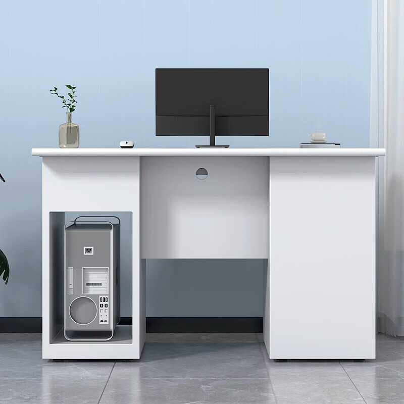 KINKOCCL steel desk iron table staff desk financial desk with lock and drawer 1.4 meters five buckets and one empty