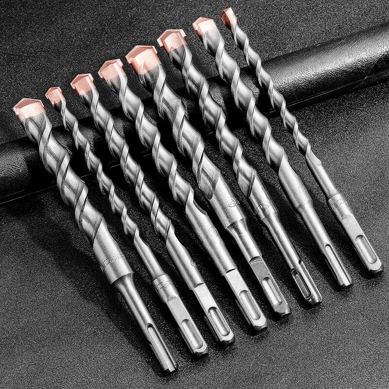 Niuxiang electric hammer drill bit through wall concrete drill bit tungsten steel extended square shank round shank impact slotting drill bit tungsten steel drill bit square shank 6*110