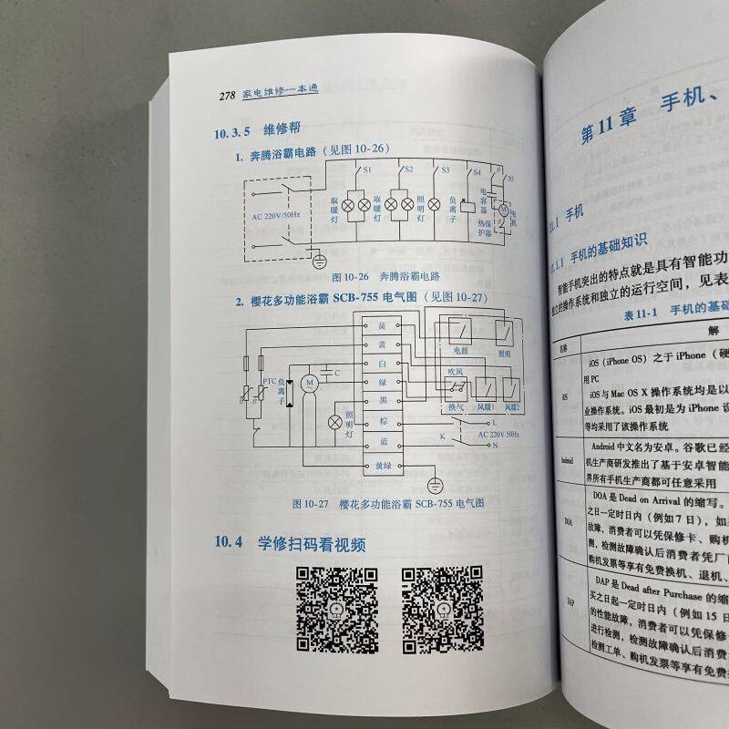 A guide to home appliance repair (86 types of home appliances + 51 videos + 402 pictures, covering all household appliances, with one book in hand, worry-free maintenance)