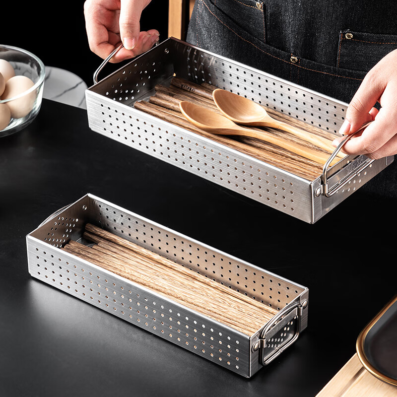 Onlycook chopstick storage box, chopstick tube, chopstick basket, tableware storage box, dishwasher-friendly, chopstick storage rack