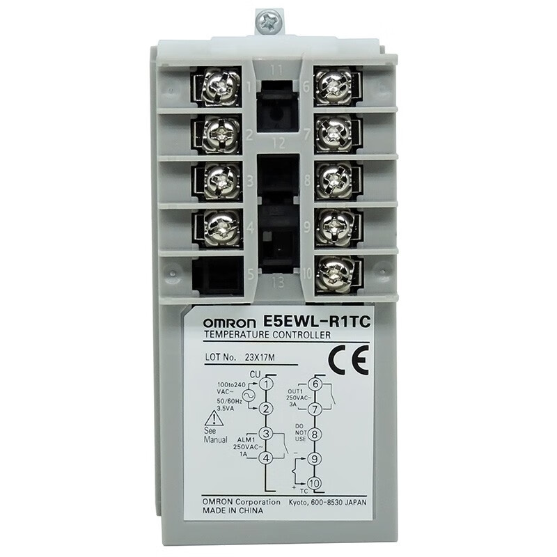 Omron (OMRON) original Omron OMRON intelligent digital display temperature controller E5EWL temperature controller temperature control meter width 48 height 96mm AC100-240V replaces the original model E5EZ E5EWL-R1TC relay output K type