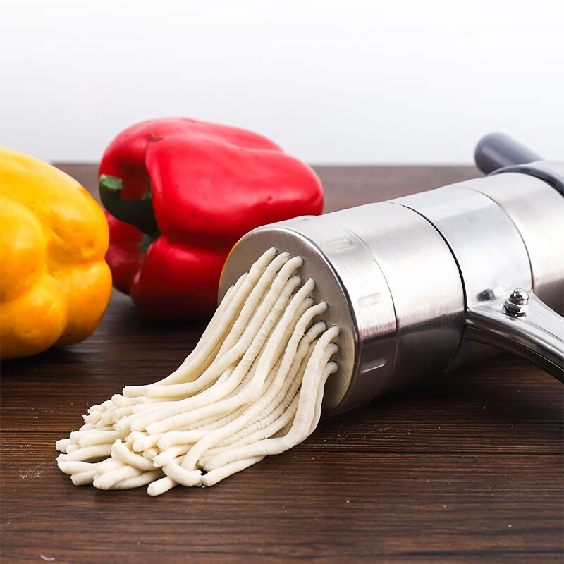 Baijie stainless steel oatmeal tool household manual noodle press and ironing machine small hand-pressed hand-cranked noodle machine artifact