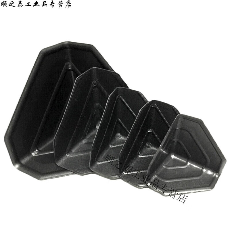 Three-sided plastic corner protectors for express packaging cartons, triangular protective sleeves for packaging furniture, anti-collision and anti-bump corner protectors 55*58-3000 pcs/1 bag
