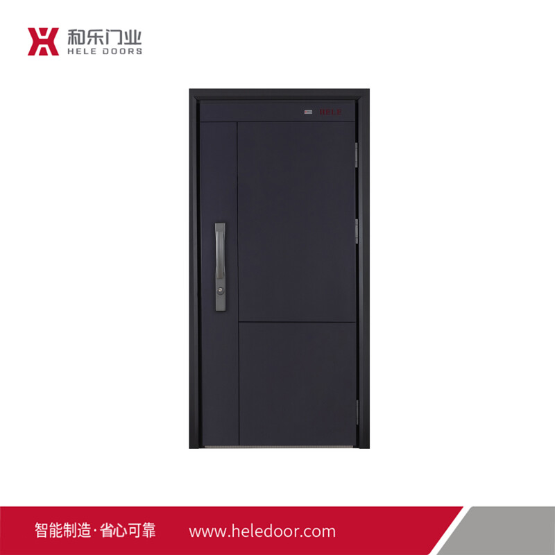HELE DOORS HELE DOORS Grade A door - Hexing Light luxury and simple style Anti-theft entry door Steel door Customizable 2050*1180 double and double doors