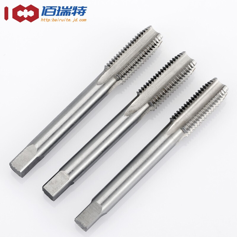 Threaded threaded thread tap ST steel wire threaded sleeve protective cover installation tool machine with fine tooth American wire tap punch 2.5*0.45 straight groove tap 1 piece