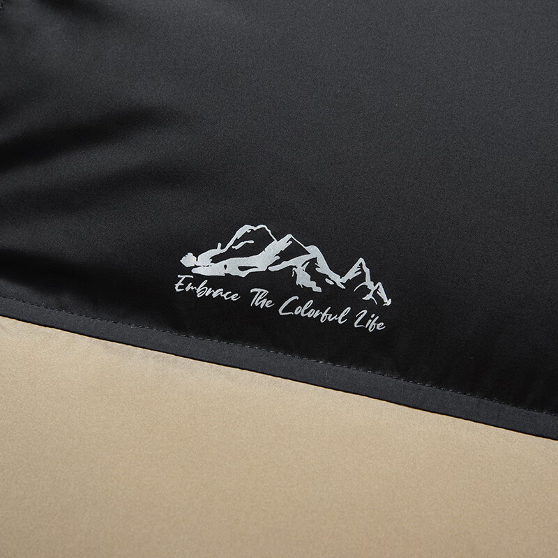 YAYA down jacket men's short detachable hood thickened color matching youth winter warm bread jacket Y01 black 180