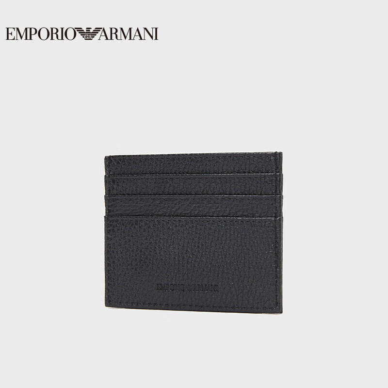 90% new Armani EMPORIO ARMANI gift EA men's card holder keychain set gift box