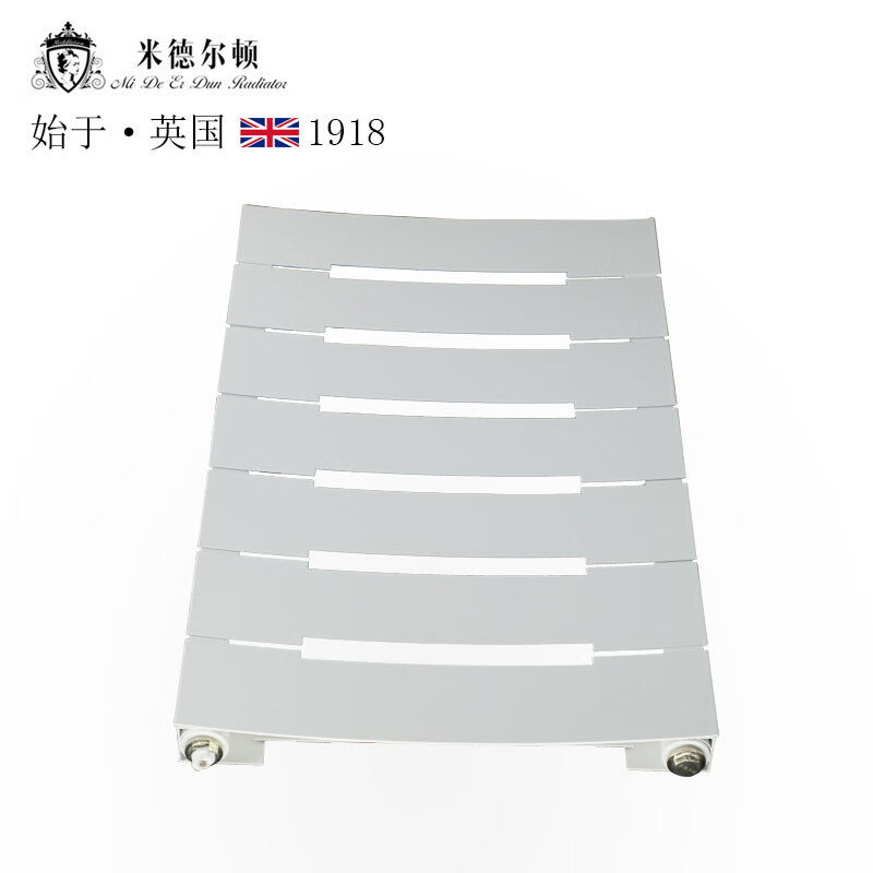 Middleton copper-aluminum composite flat radiator bathroom wall-mounted water heating bathroom radiator height 600/800/1000 height 600*400 center distance