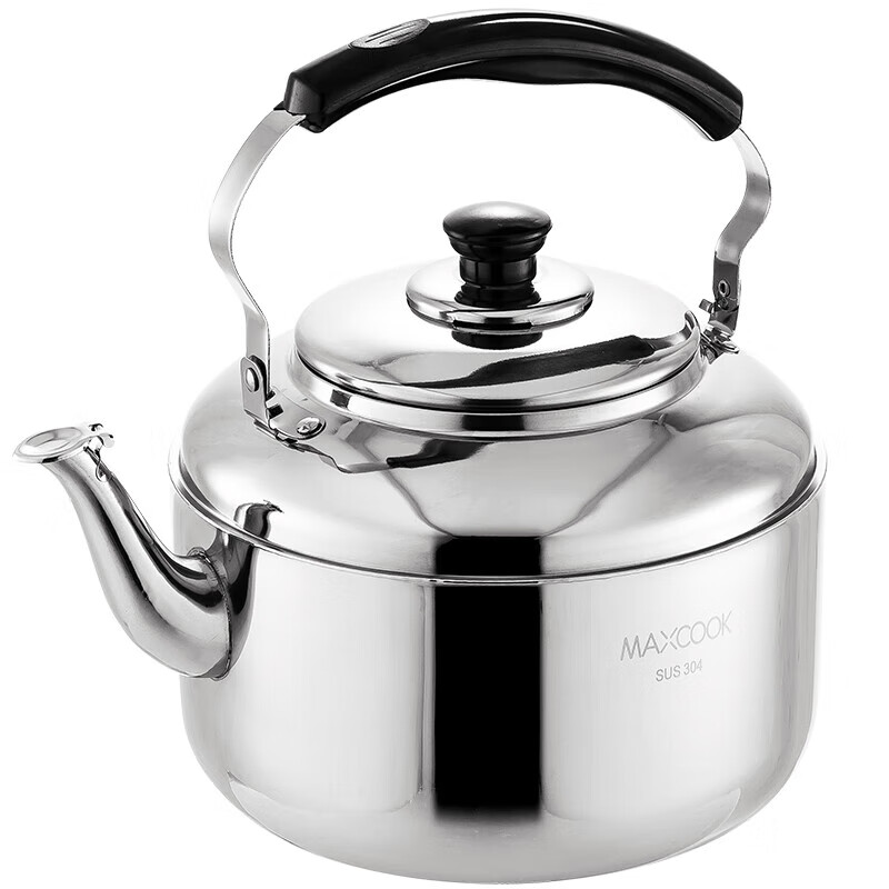 MAXCOOK 304 stainless steel kettle 5L thick Chinese style kettle universal gas induction cooker MCH653