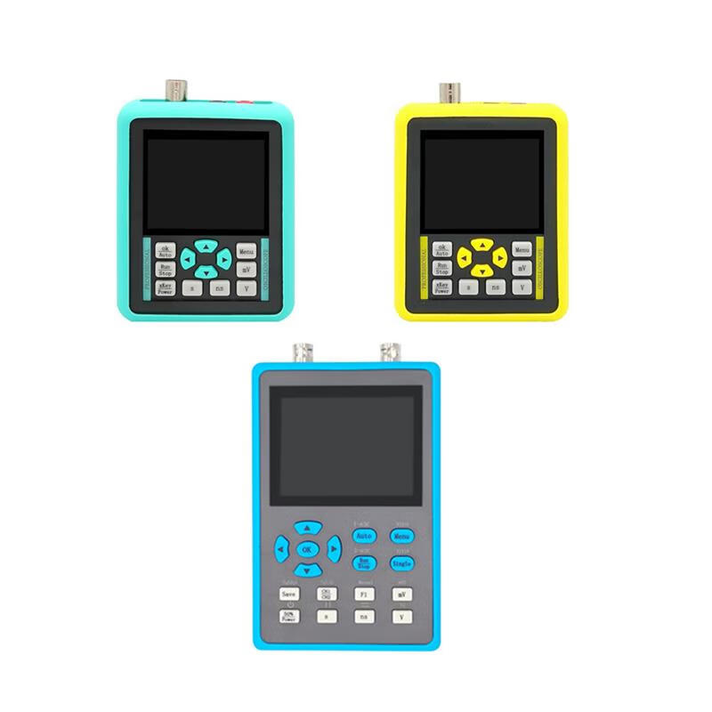 Yunqige super awesome dual channel handheld small mini convenient digital oscilloscope 120M bandwidth 500M sampling auto repair direct sales blue