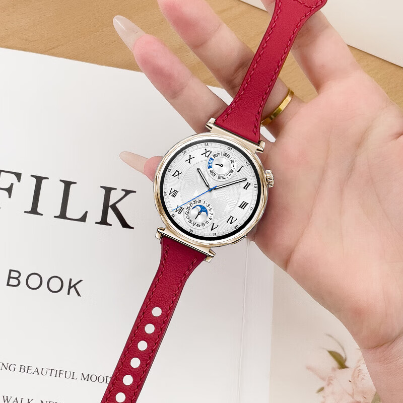 Huawei (HUAWEI) 520 Valentine's Day Gift Huawei Watch WATCH GT5 Women's Smart Emotional Health New Ovarian Function Assessment Birthday Gift for Girlfriend and Wife Chestnut Red Goddess Customized GT5 41mm Silver Dial Small Waist Model