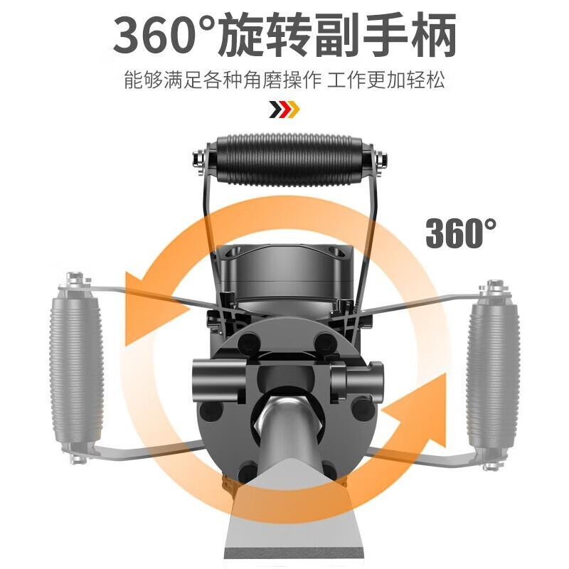 Create a high-power electric hammer with a single electric pick for demolishing concrete road projects and demolishing walls. 95 heavy-duty 95 electric pick + sharp and flat pick + tool box