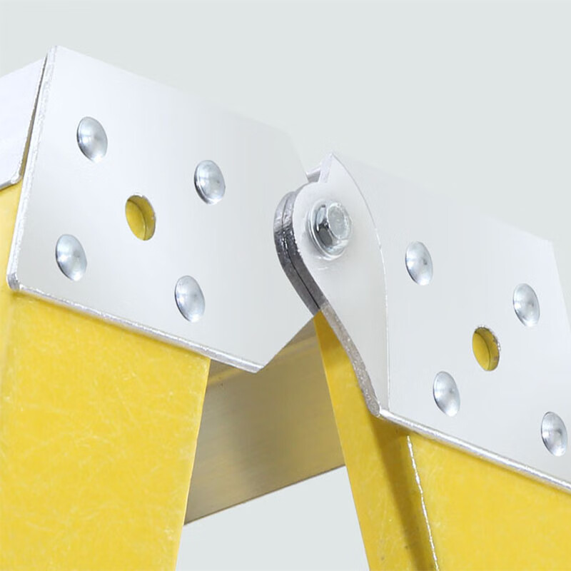 Golden Anchor European standard fiberglass double-sided ladder industrial ladder power communication safety ladder LFD210GFA herringbone ladder unfolded height 1.985 meters