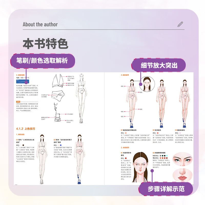 A zero-based introduction to iPad+Procreate fashion painting expression techniques (produced by Shuyi Design)