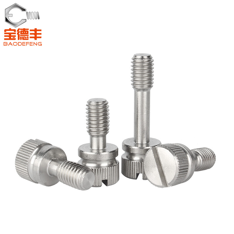 Baodefeng 304 stainless steel loose screws and bolts GB839 slotted hand-tight anti-loosening screws M2.5x6 10 pieces