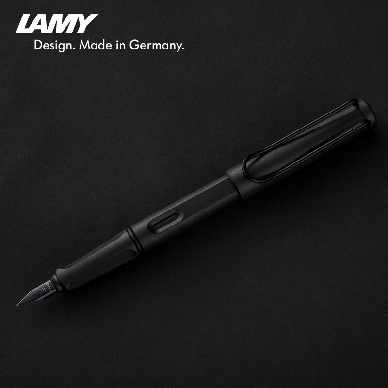 LAMY Lingmei Fountain Pen Hunting Series Calligraphy Practice Pen Student Stationery Office Gift Holiday Gift Corporate Group Purchase Matte Black 0.5mm