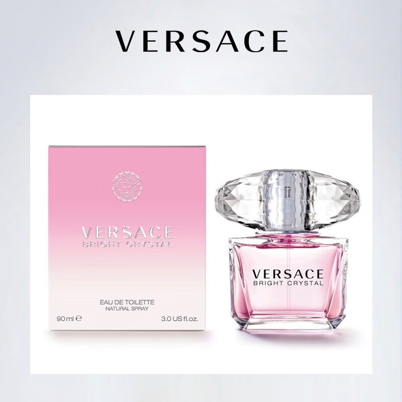 Versace (VERSACE) Crystal Diamond Eau de Toilette for Women 90ml Floral and Fruity Fragrance Birthday New Year Gift Make Me Dazzling Ruth Same Style