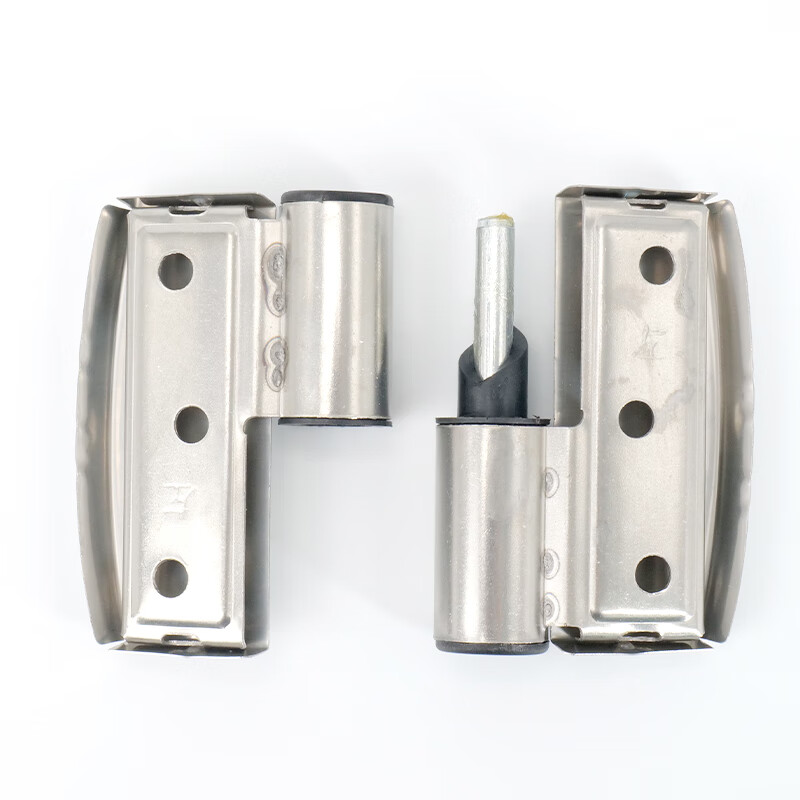 Bingyu stainless steel partition hinge, public toilet self-closing door removable hinge, all stainless steel on the left, 2 pieces BH-587