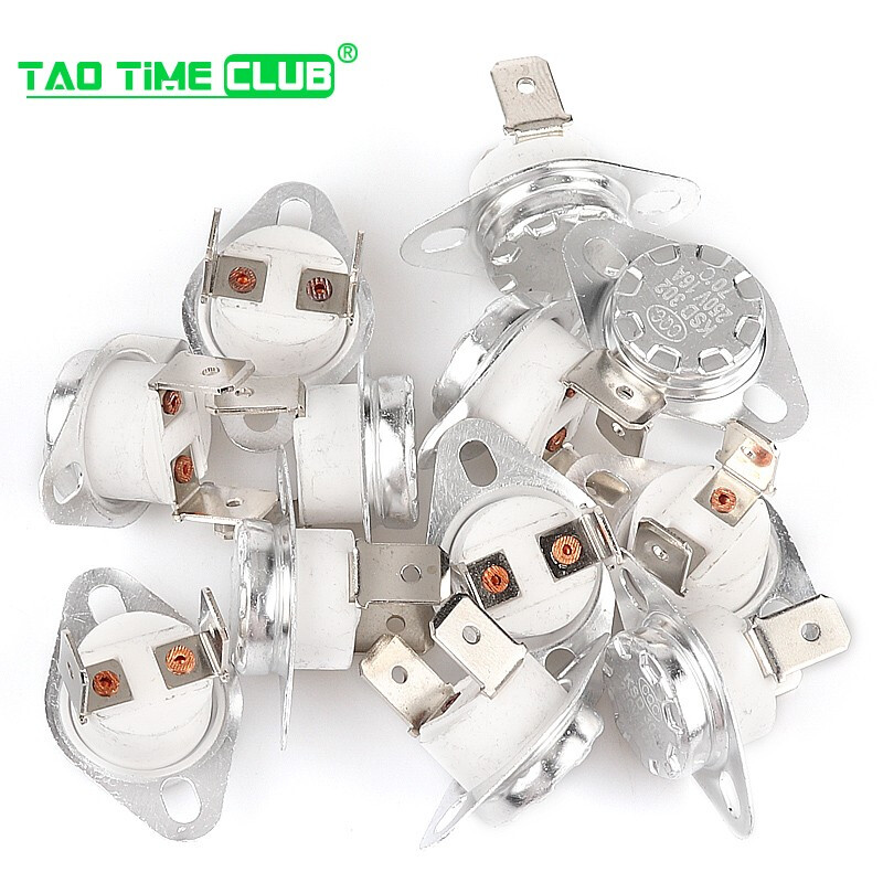 KSD302 temperature control switch temperature controller normally closed normally open 45 -180 degrees 250V/16A ceramic switch KSD302 normally open 45 degrees