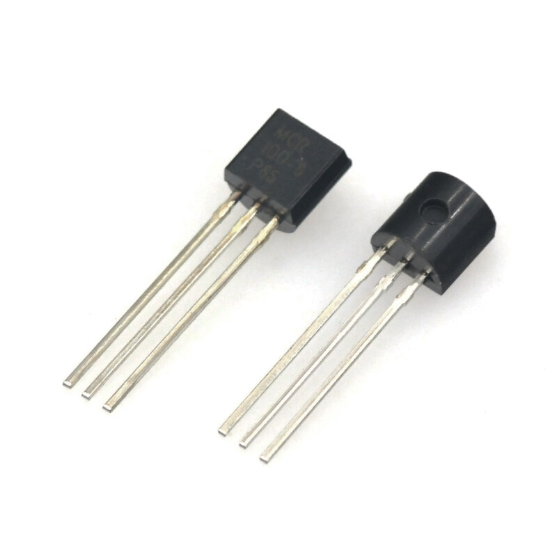 TaoTimeClub MCR100-8 one-way thyristor 0.8A/600V TO-92 10 pieces