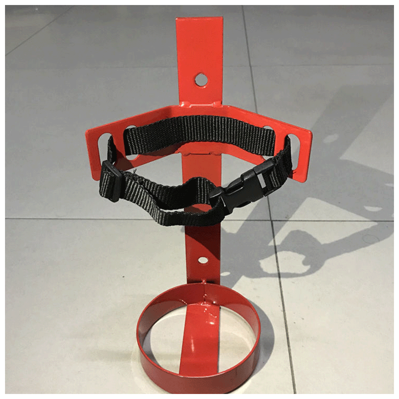 304 stainless steel marine vehicle fire extinguisher fixed bracket hanger universal type 1 kg iron strap (thickened)