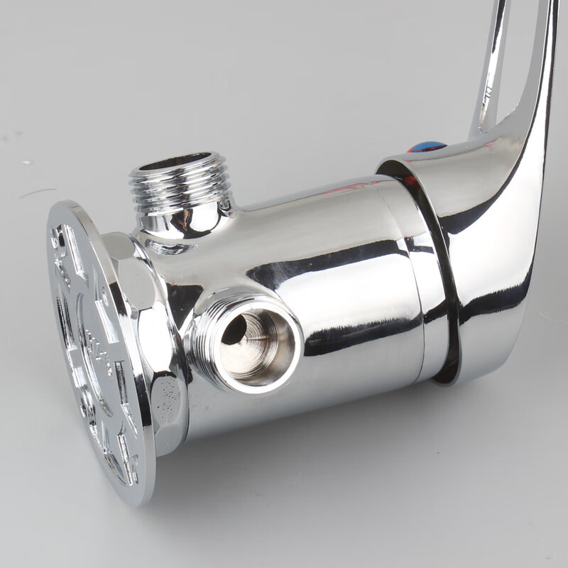 LeJieYa solar water heater all-copper mixing valve surface-mounted water valve switch shower hot and cold faucet mixing valve A2 alloy three-way valve