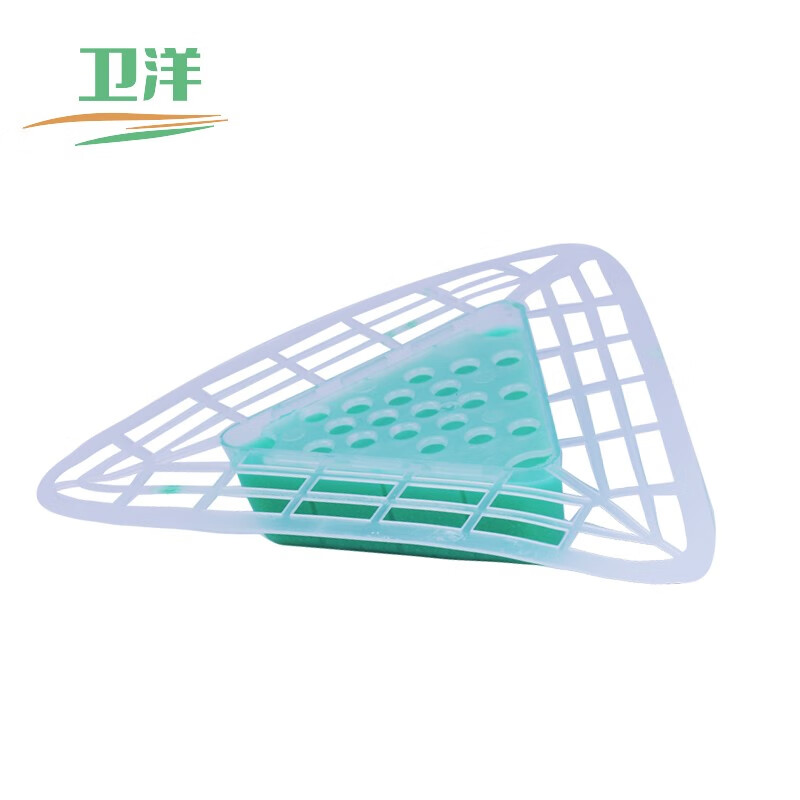 Weiyang WYS-229 men's urinal deodorizing triangular block, toilet fragrance tablet cleaning filter, urinal fragrance block (triangular) 10 pieces