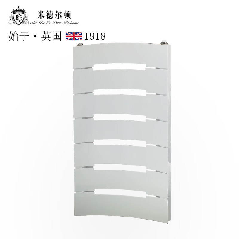 Middleton copper-aluminum composite flat radiator bathroom wall-mounted water heating bathroom radiator height 600/800/1000 height 600*400 center distance