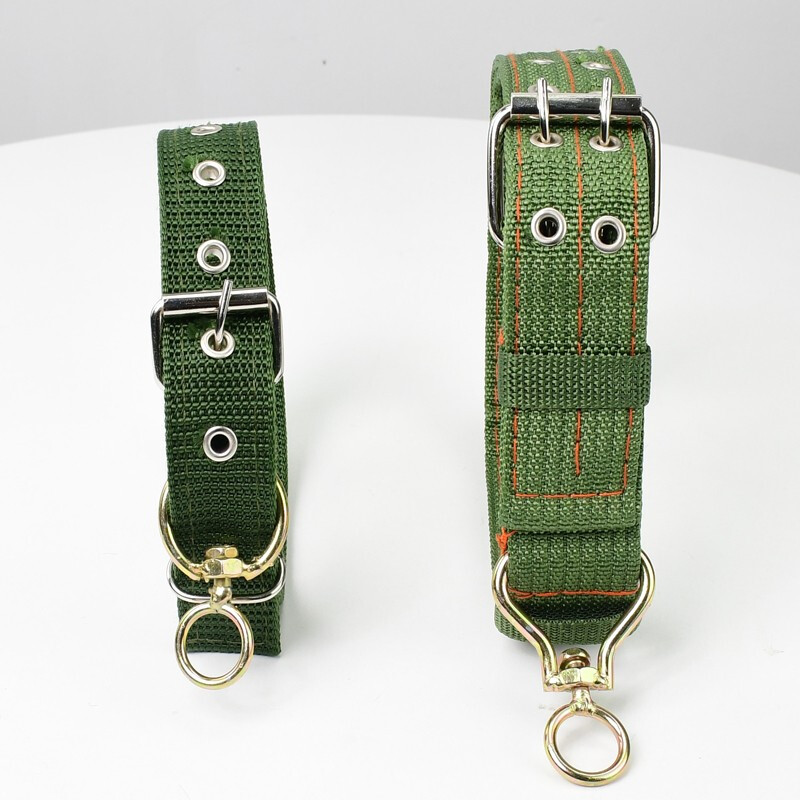 Gasgo dog collar, medium and large dog collar, pet collar, golden retriever Satsuma canvas dog collar, single row of holes