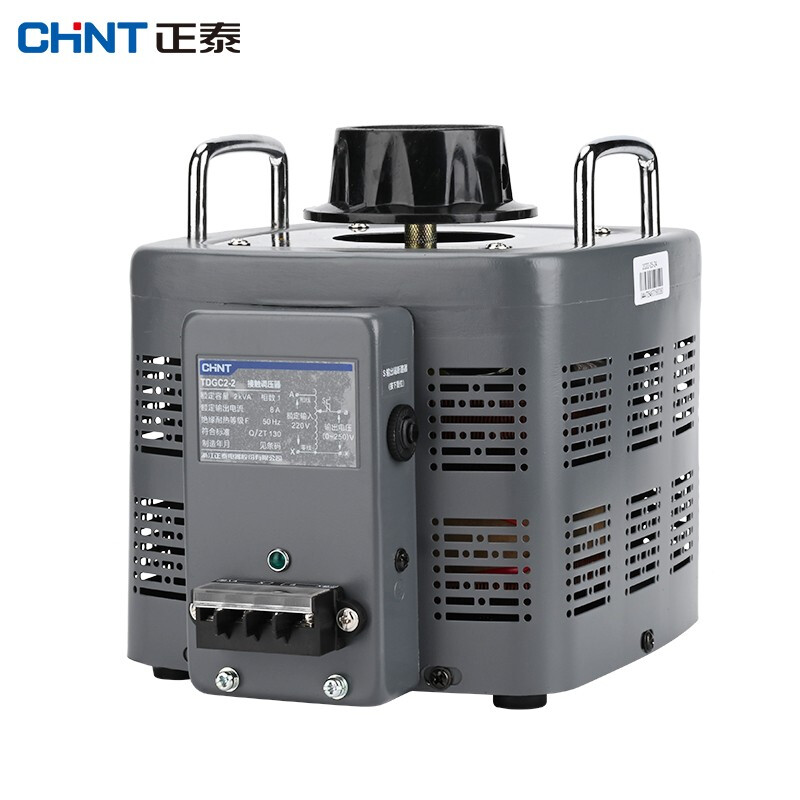 Chint single-phase voltage regulator 2000w 220v TDGC2-2kva contact voltage regulator 0-250v