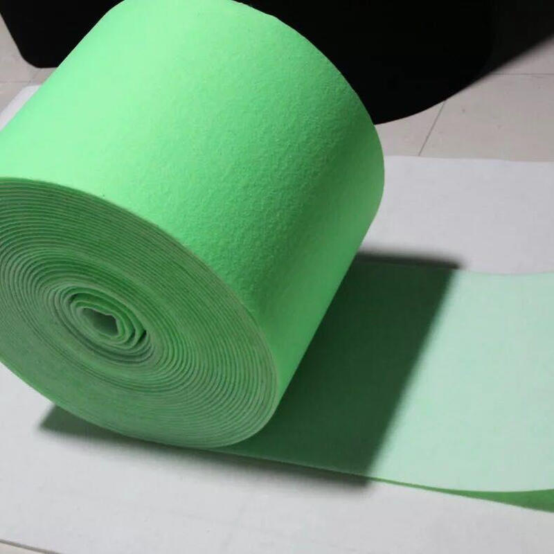 Aquarium fish tank filter cotton green and white filter cotton high density purification water filter sponge filter material green and white cotton/120*30 cm/10 sheets 1 bundle