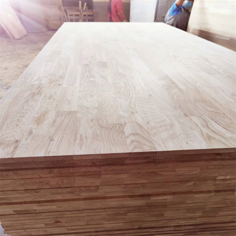 Mexueer European white oak pure solid wood finger-jointed board wardrobe cabinet wall panel whole house custom plate furniture countertop coffee table AA2440*1220*18mm