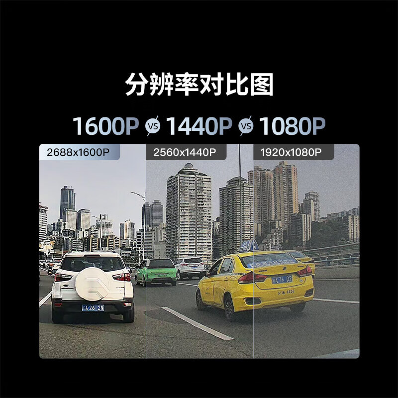 70mai Smart Driving Recorder A510Lite 3K Ultra HD Parking Monitoring Smart WDR 2-inch HD Screen