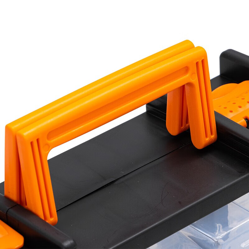 Bingyu Portable Parts Box Screw Parts Accessories Compartment Tool Storage Box Double-sided Transparent BYS-179 31*35*13.5cm Customized