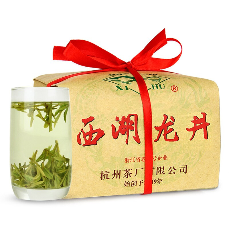 West Lake brand 2025 new tea launched Mingqian special grade old tea tree West Lake Longjing 250g paper bag spring tea Hangzhou Tea Factory