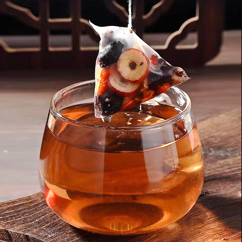 Beijing Tong Ren Tang ginseng, wolfberry, health-preserving tea for kidneys, men's maca, longan, red dates, black mulberries, five treasures, eight treasures and nine treasures, three boxes of 120 bags, ten treasures and six treasures brewed in tea to replenish essence and relieve premature ejaculation, liver and kidney yang deficiency.