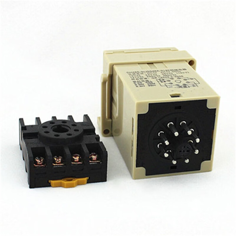 Ouhuayuan digital display counter DH48J-8 220V with base 380V DC24V contact counting AC380V