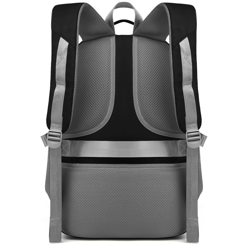 Edison inventor junior high school student schoolbag large capacity multi-compartment girls backpack high school student simple backpack k075-1 black