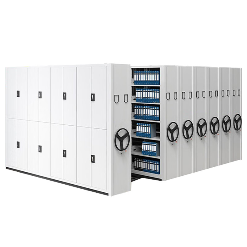 INFORM compact rack steel mobile compact cabinet file cabinet hand-cranked library and information cabinet can be customized, one row and one set
