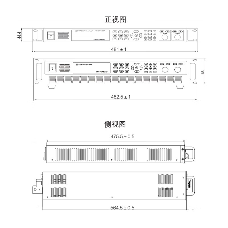 DAHUA Beijing Dahua DH1798 wide-range programmable DC regulated power supply independent output high-precision adjustable power supply DH1798B-1 (0~80/0~60A/800W