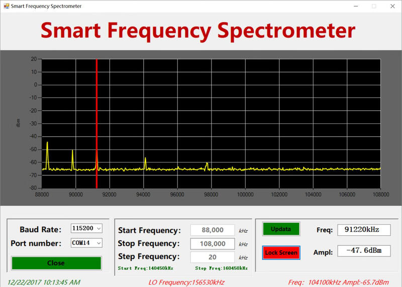 Spectrum analyzer handheld simple spectrum analysis device 10-6000MHz with RF source power meter Freq6000