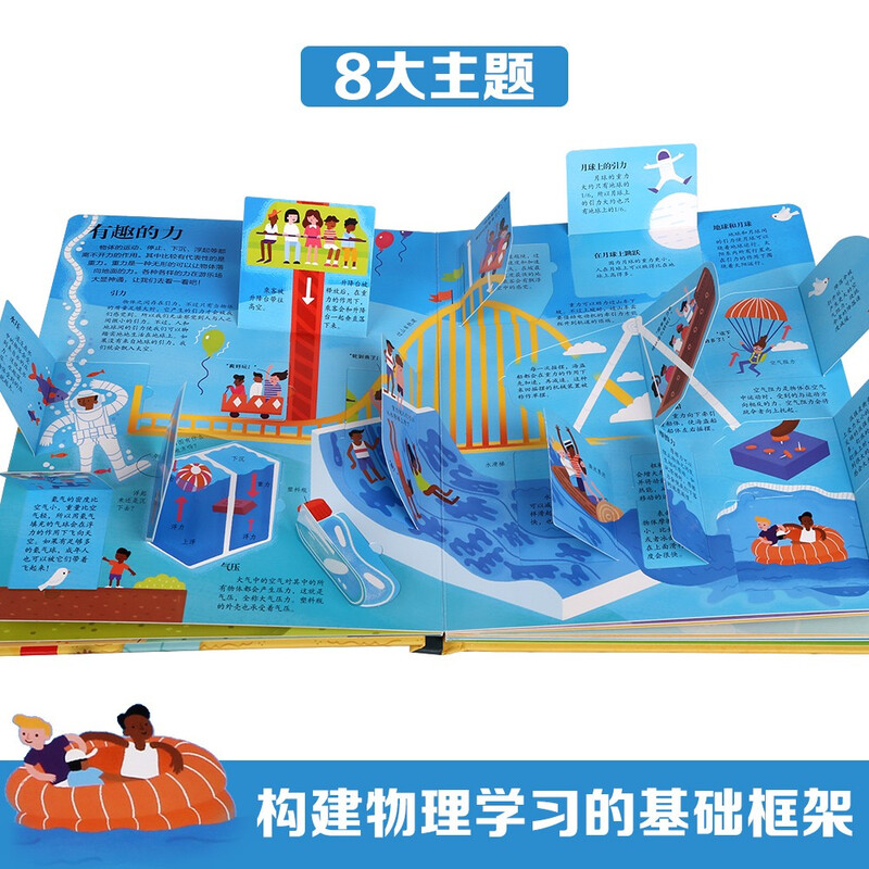 18 yuan off for orders over 87 <Revealing Physics> (Popular Science Flip Book for Children aged 3-6) Le Fun Children’s Book Revealing Series Children’s Enlightenment Popular Science Pop-up Books Children’s Book Festival Children’s Day